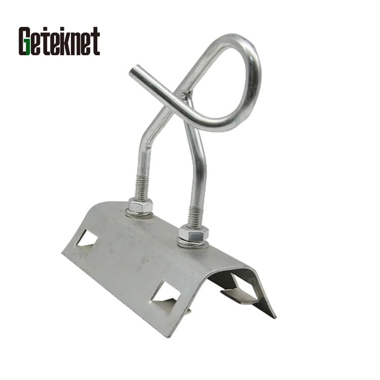 Geteknet Fiber optic cable tension wire fixing diecasting anchoring clamp suspension Clamp