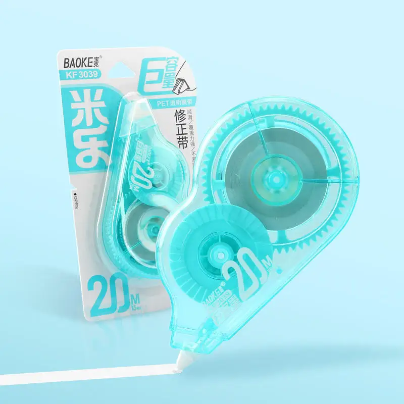 Factory Supply Economical Correction Tape Color PET Customized Office Corrector Tape