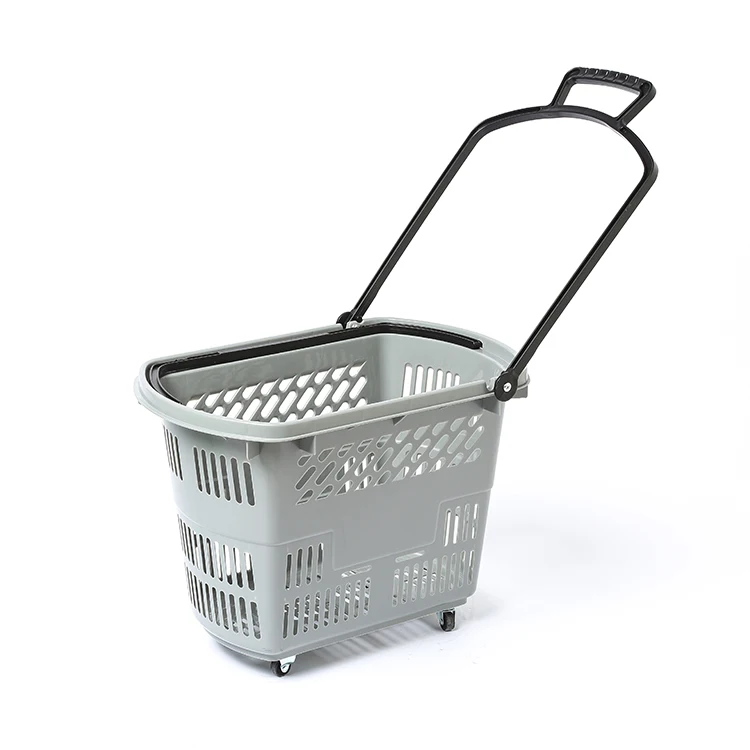 2 Handles Retail Shopping Baskets Carrito De Compra Baskets for Supermarket