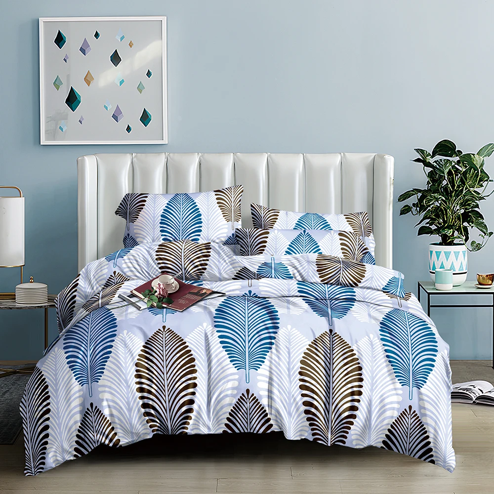 100 POLYESTER DISPERSE PRINTED MICROFIBER BED SHEET FABRIC HOME TEXTILE CHANGXING FACTORY