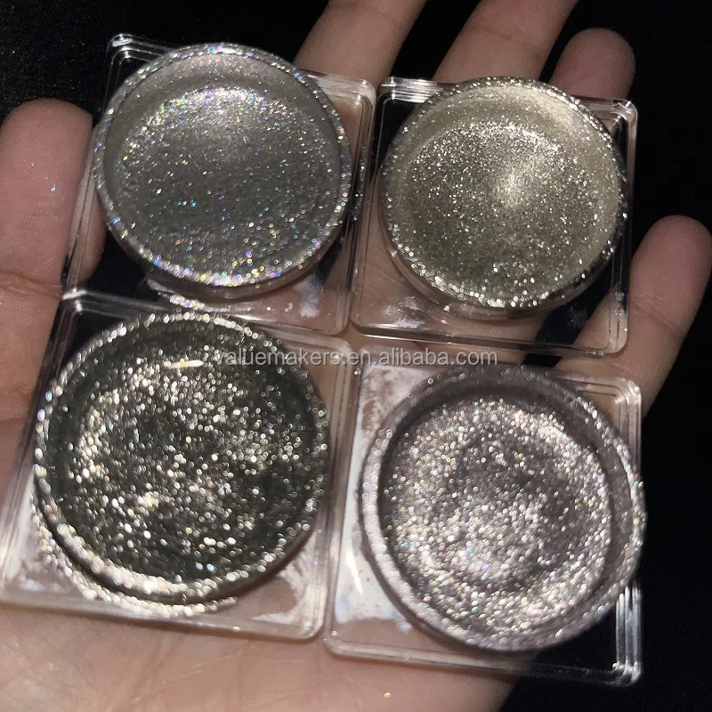 High Quality Private Label Jelly Liquid Metallic Eyeshadow Fast Dry Liquid Eeyliner Gel Pigmented Duochrome Eyeshadow Cream