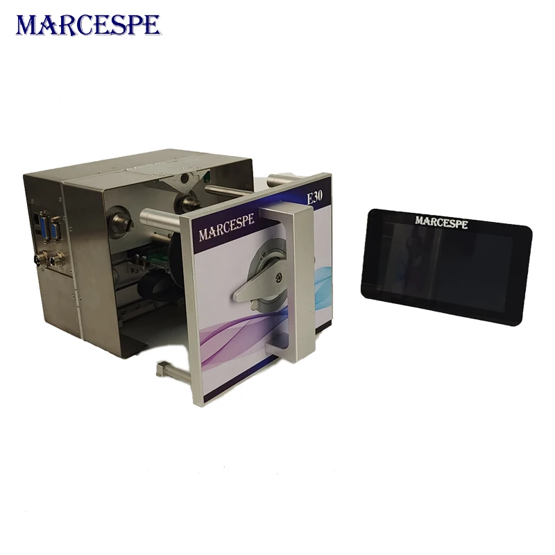 Marcespe  TTO E30 Left-hand/Right-hand print head 32mm Thermal Transfer Overprinter for printing date 7inch screen tto