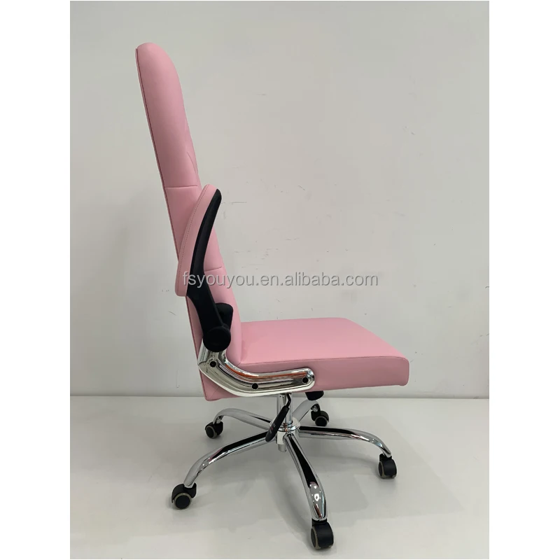Versatile Pink Reclining Office Chair - Comfort for Women