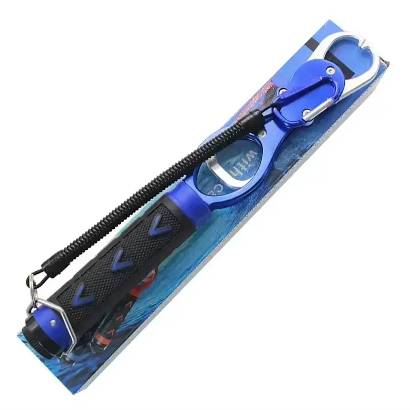 29cm/214g space aluminum belt scale with weighing fish control device weighing fish blue red clamp fish Lure pliers