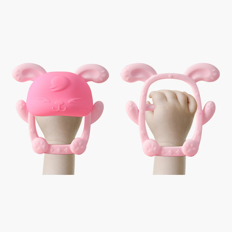 Food Grade Bpa Free Silicone Teether Toy Baby Teether New Baby Teether Trade