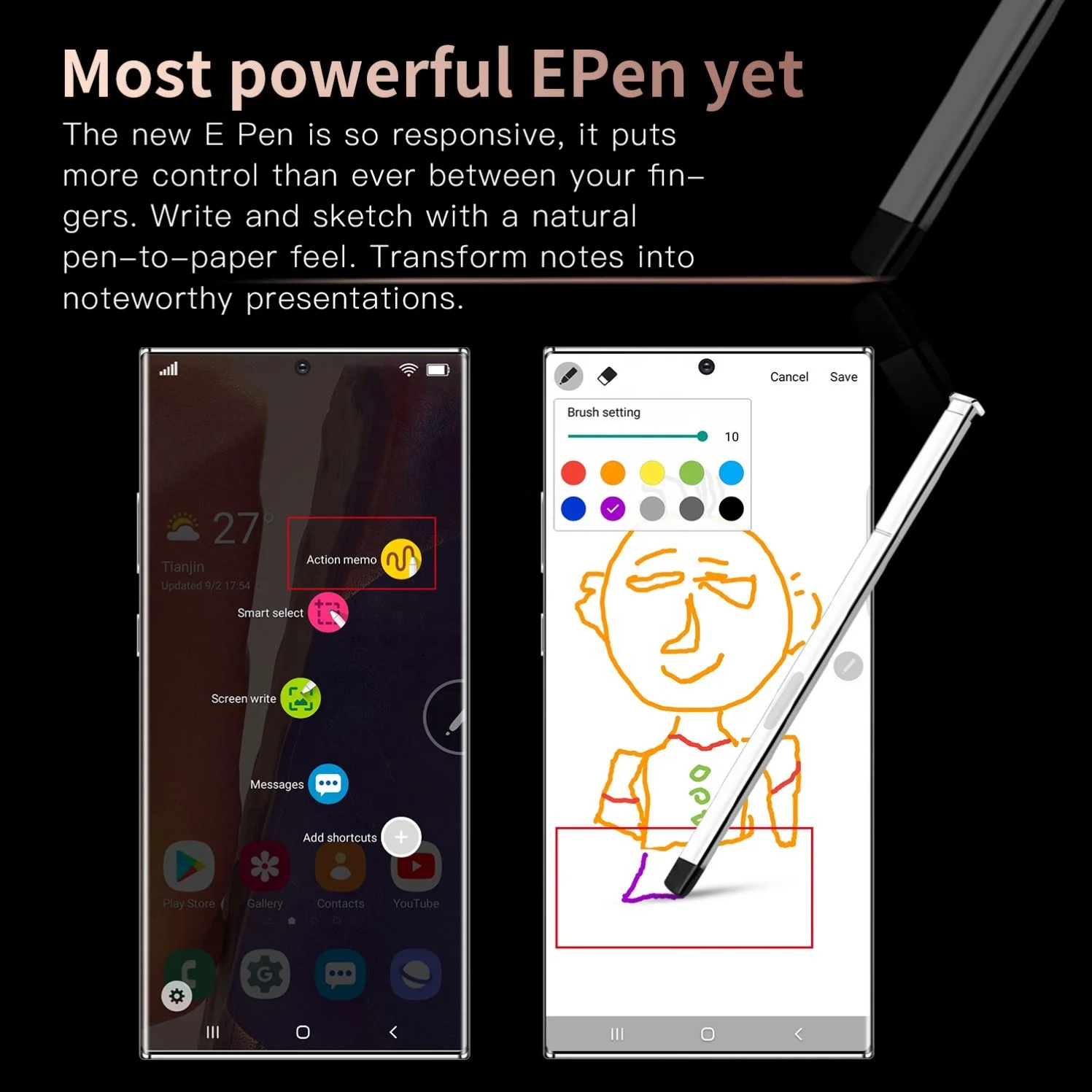 2023 Note 20 Ultra New 7.3inch Smartphone 4g 5g Unlocked Android Mobile Original Cellphone Cell Smart Phone