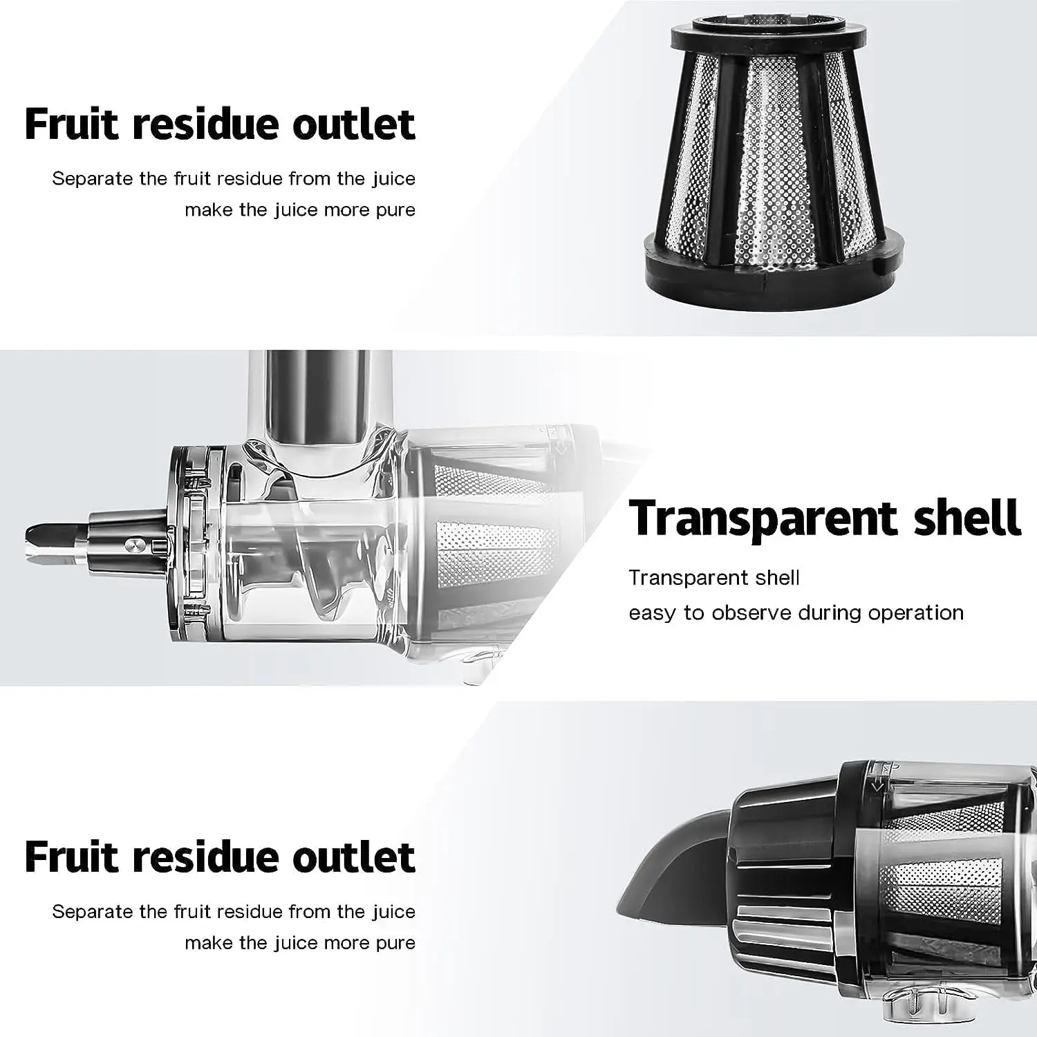 Kitchen blender accessories suitable for all models of KitchenAid vertical mixers