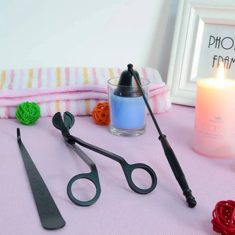 High quality stainless steel candle wick trimmer for Bar restaurant dipper candle snuffer tools