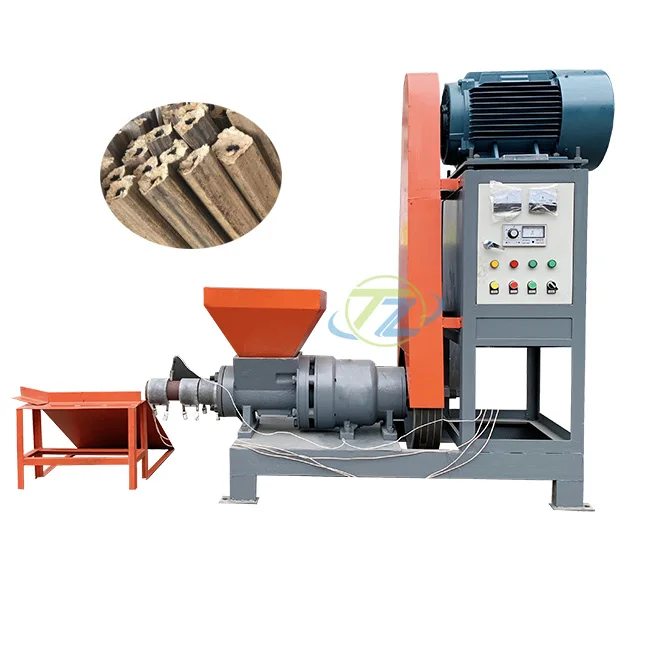 Shaft Biomass Charcoal Briquette Machine Sawdust Briquette Machine