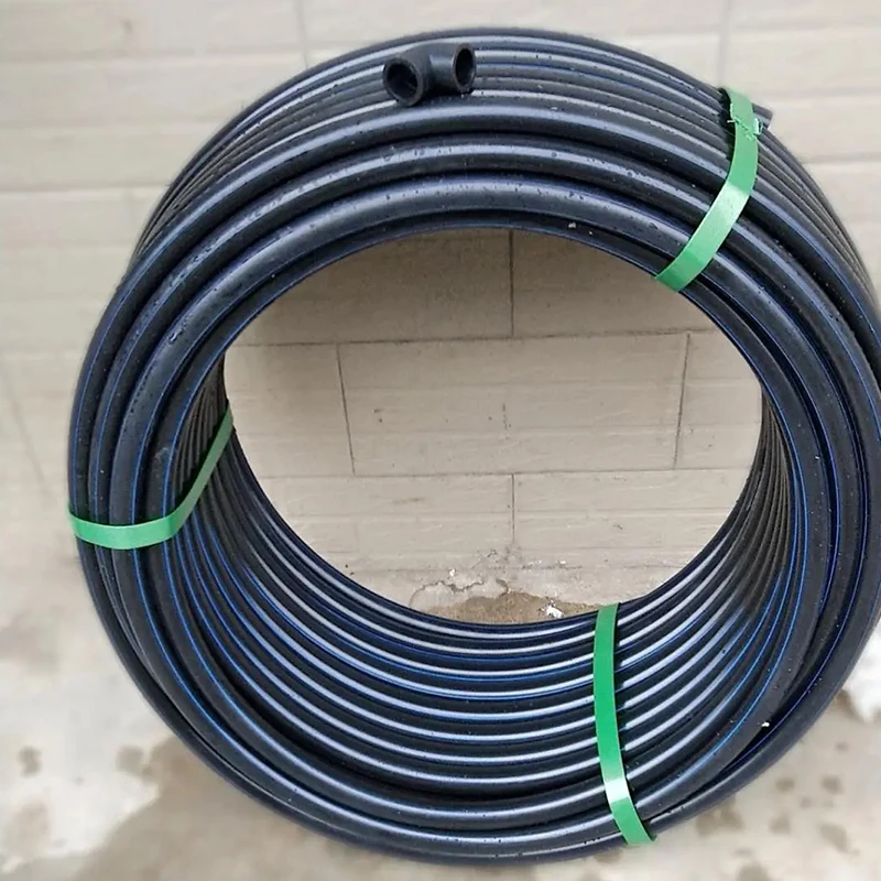 Hdpe Pipe Pe100  Black Plastic Tube Roll Garden Irrigation For Water Supply