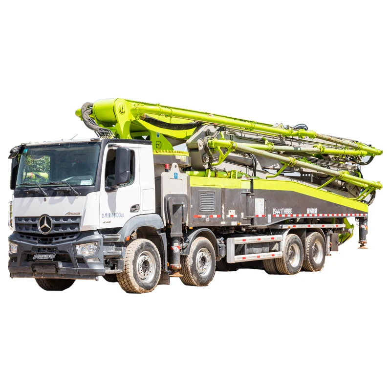 Good Price Of New Product 63M Hydraulic Pump Self Loading Concrete Mixer Truck With Pump