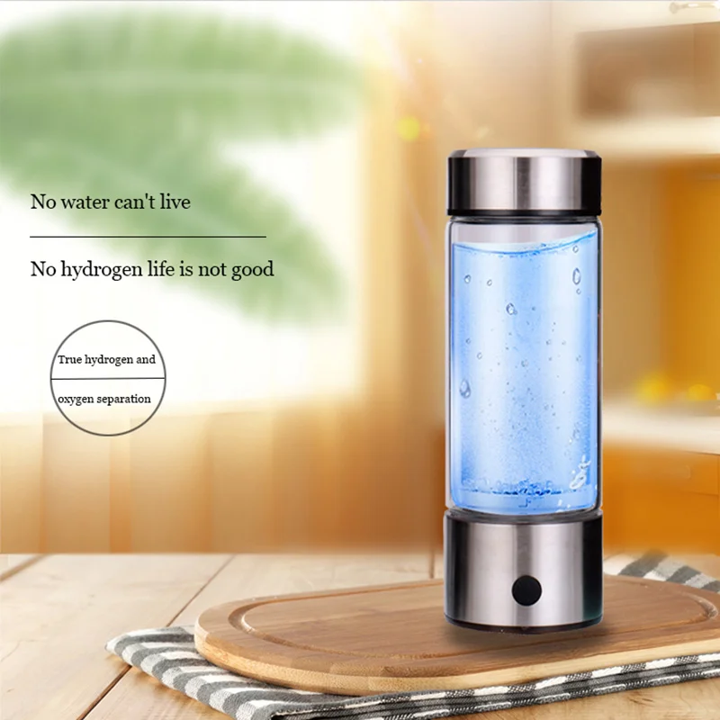 H1 Hydrogen Water Bottle Generator with PEM&SPE Technology Up to1500PPB Portable Hydrogen Water Maker Hydrogen Water Machine