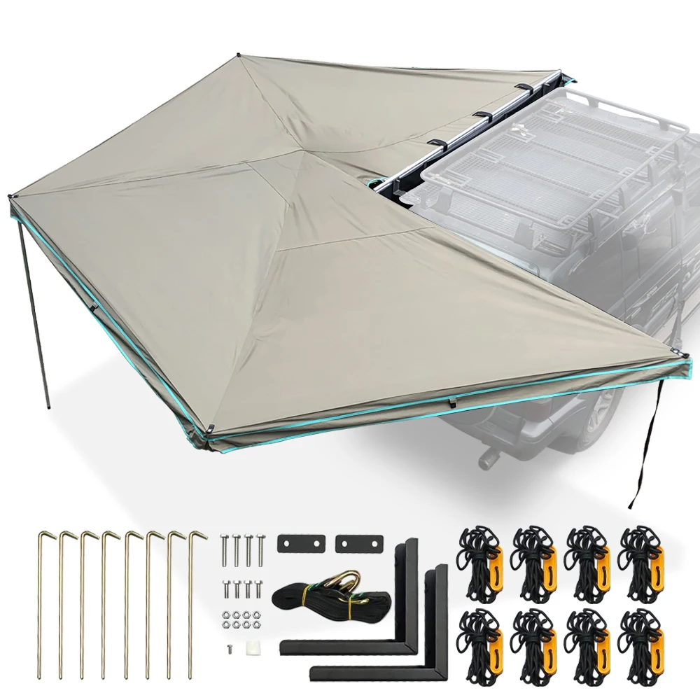 270 degree 2.7 meter 2023 awning tie downs caravan air awning tent inflatable rv awning tent