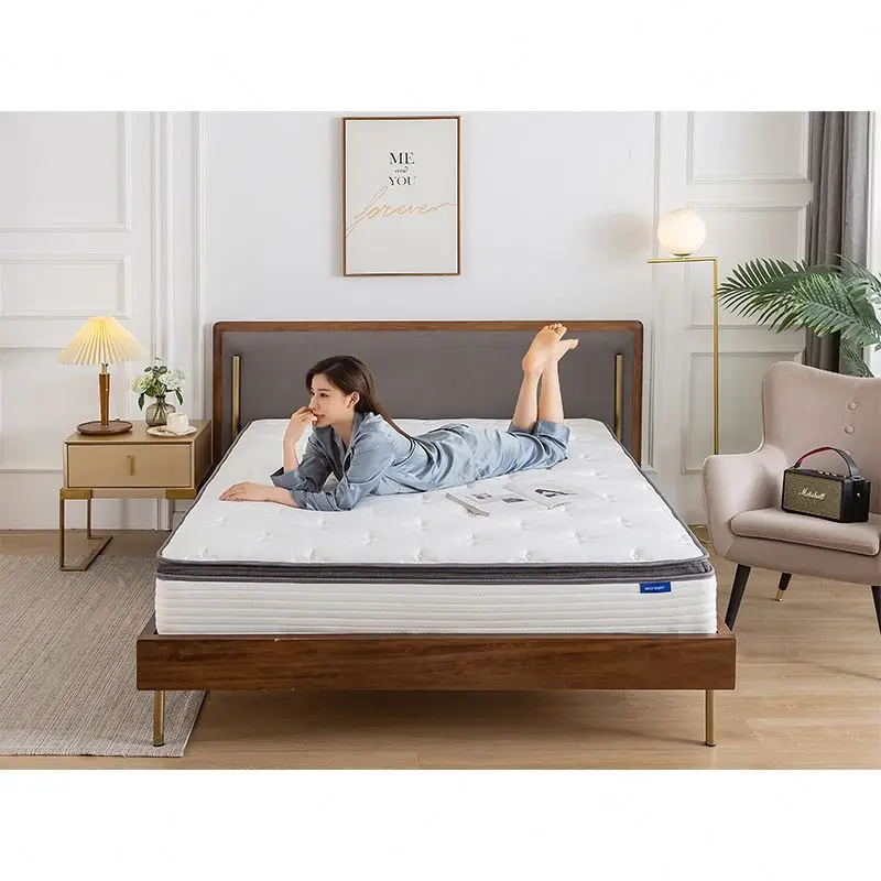 Deep sleep colchones shop online 10inch elegant memory foam mattress with washable cover