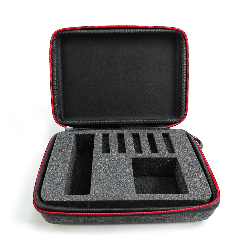 Custom Accessories Bag Gray Hard Shell Charger Case Large Capacity EVA Power Bank Case with Foam