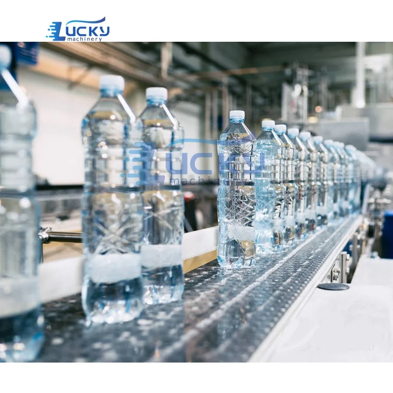 liquid filling water bottle and capping machine / sparkling water filling machine