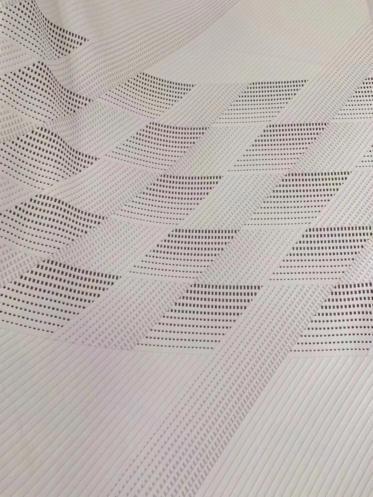 Guaranteed quality spun polyester knitting jacquard fabric for mattress