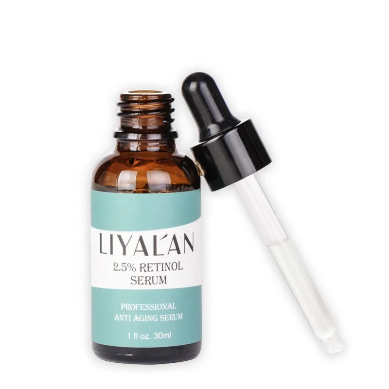 Custom 10ml 20ml 30ml Vial Cosmetics Serum Self-adhesive Label Blue Colorful Packaging Glass Bottle Sticker