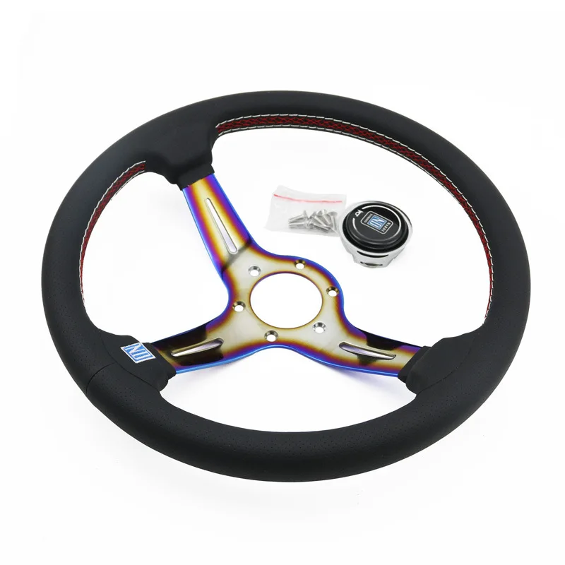 XT Steering Wheel, Racing 14 inch 350MM TItanium Steering Wheel
