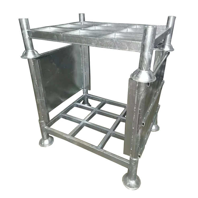European Style Heavy Duty Warehouse Steel Galvanized Stacking Pallet Storage Rack With Removable Posts