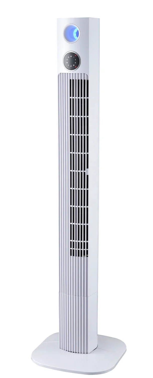 Tower fan with Electrical Remote Control Standing WIFI control wooden Tower Cooling Fan