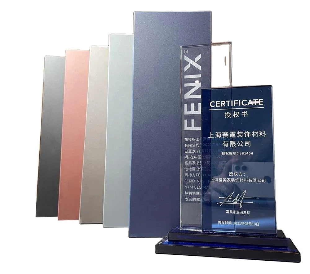 Mdf Formica Panels Soft Touch Decoration Particle Board For Cabinet