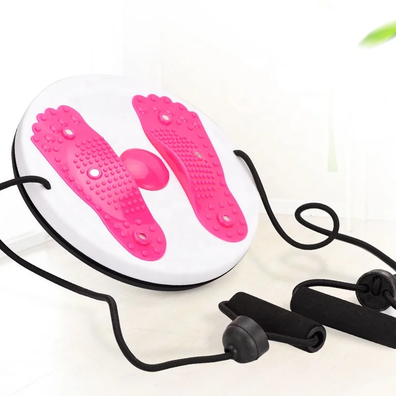 home fitness equipment waist twisting disc with pull rope