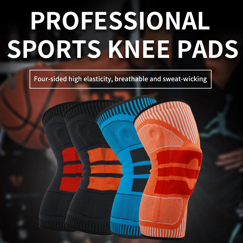 Professional Knee Brace,Knee Compression Sleeve Support for Men Women with Patella Gel Pads & Side Stabilizers