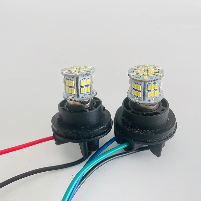 Wholesale 12V-24V 54 Leds 1156 1157 Car Led Turn Parking Signal Lights Brake Tail Lamps Auto Rear Reverse Bulbs