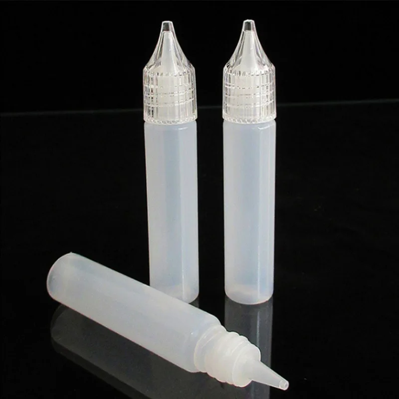 Plastic PE Child Resistant Unicorn Squeeze E-dropper Bottle  5ML/10ML/15ML/30ML