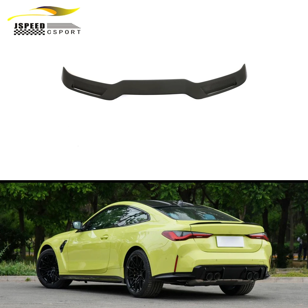 Carbon Fiber Rear Trunk Wing Spoiler for BMW 4 Series G22 G82 M4 Coupe 2-Door 2021-2023