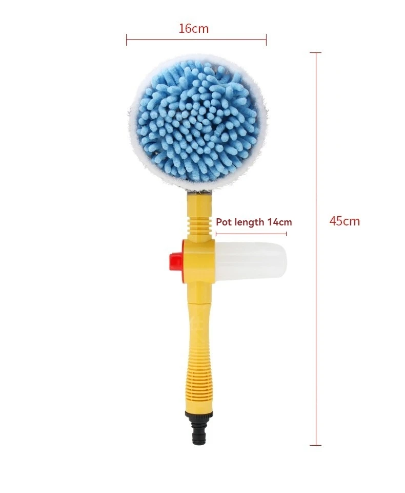 Lingzhen Car Wash Tool Fully Automatic Rotating Brush for Household Car Cleaning