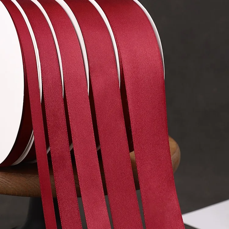 Однотонная атласная лента 20 мм 38 для подарочной упаковки индивидуальный логотип