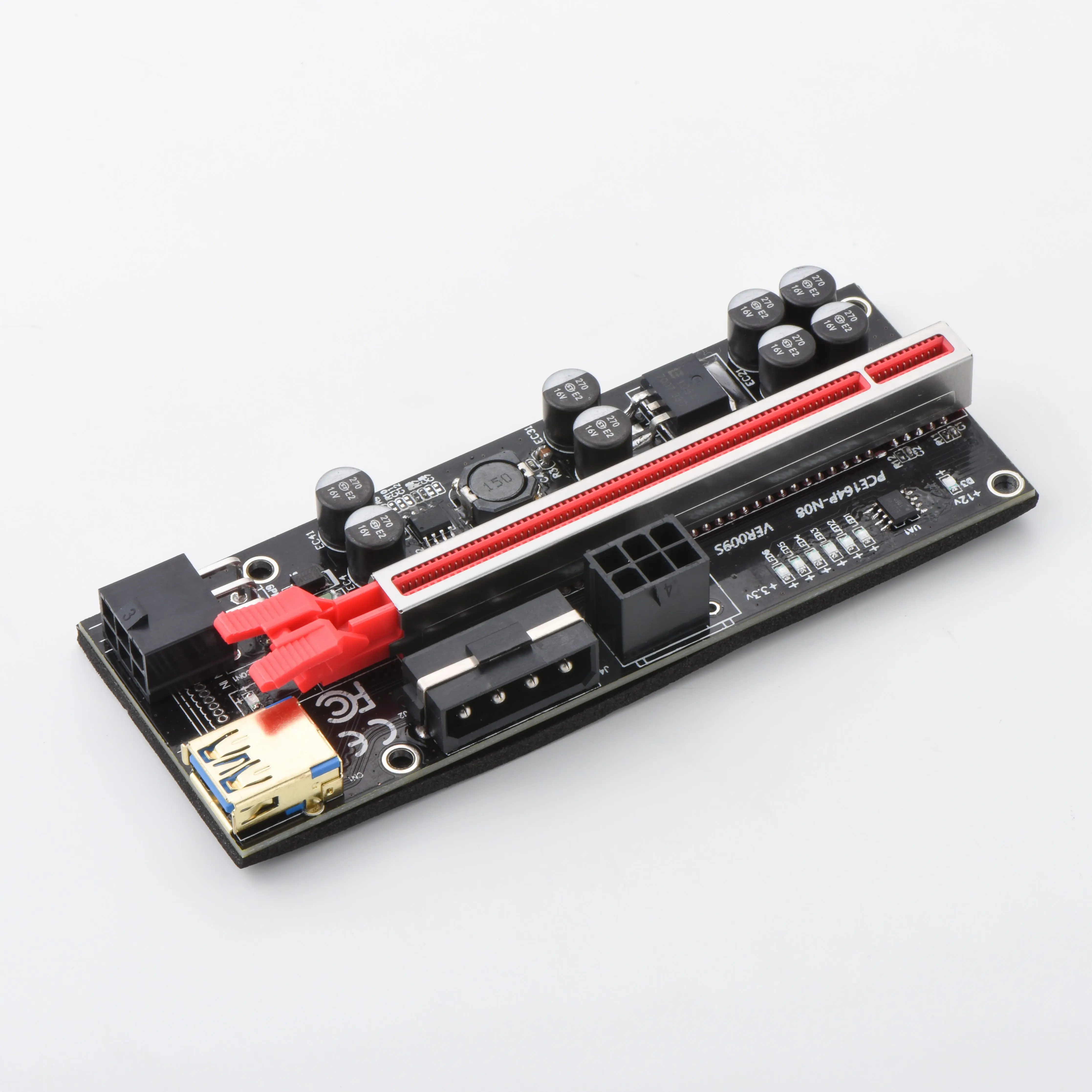 VER010S PCI Express 6pin 1x к 16x карты удлинитель USB 3 0 PCIE мощность GPU Кабель Адаптера riser 009S Plus с лошадиные скачки