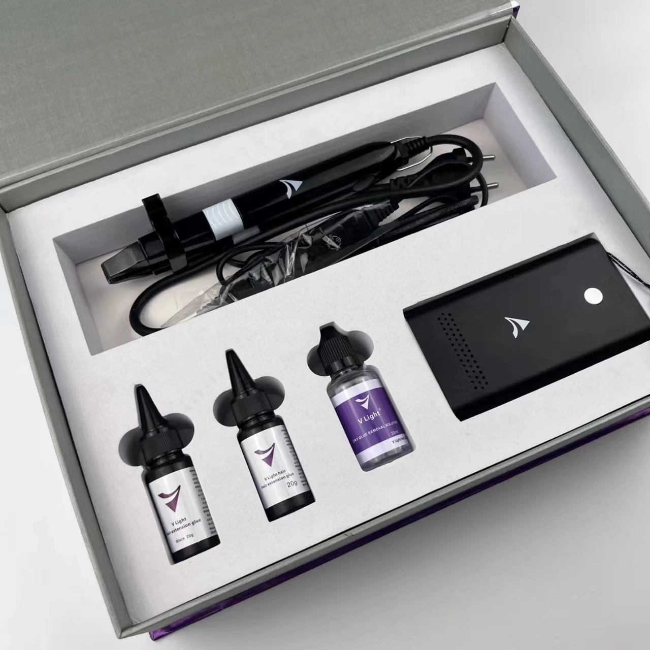 a 2024 New Arrival Supply V Light Technology Hair Extension Machine High-tech Tool For Human Hair Extensions