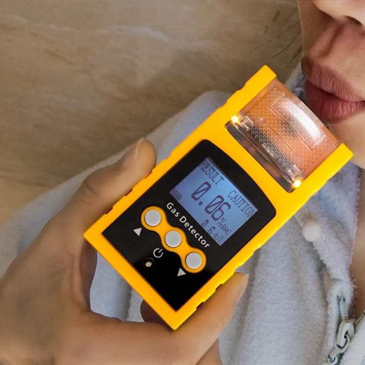 Алкоголь тестер алкоголя в выдыхаемом воздухе детектор со светодиодным