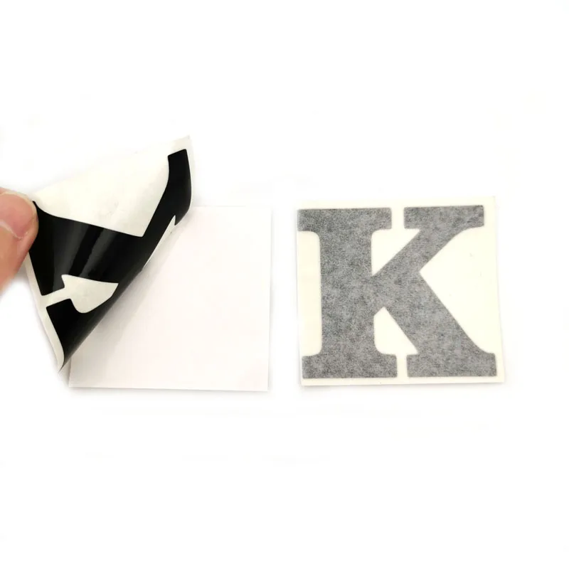 Self Adhesive A-Z Alphabet Custom Vinyl Die Cut Letter Sticker Individual Cut 0-9 Number Label Decal