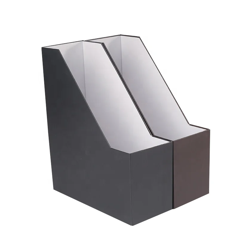 
Desk Magazine Organizer Box Paper Rack Cardboard File Holder 