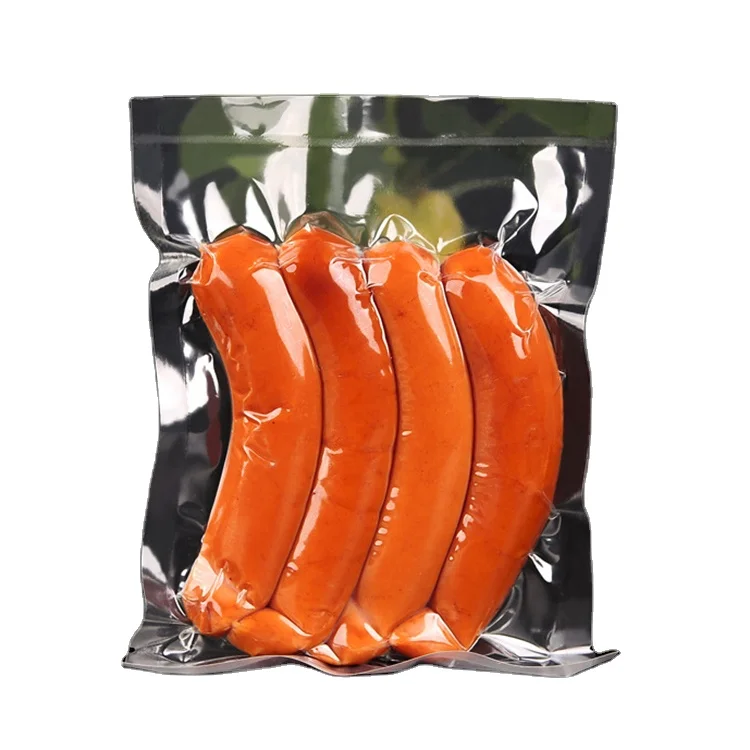 Vacuum Food Sealer Bag Stand Up Pouch For Dried Fish Sausage Roast Duck Snack Plastic Packaging
