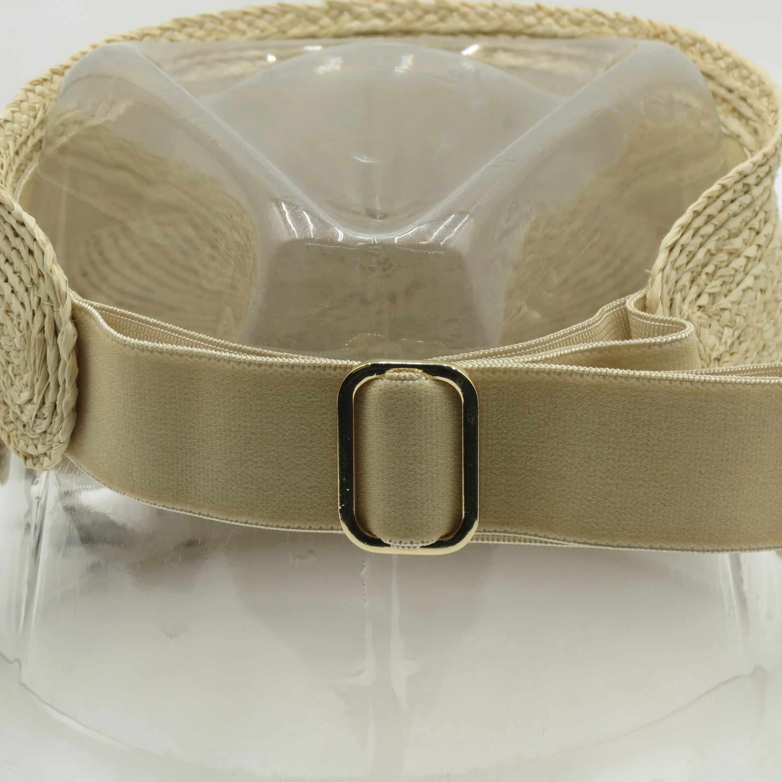 Wholesale Fashion Women Foldable Sun Beach Visor Hat Roll up Wide Brim Hat Paper Womens Raffia Straw Hat