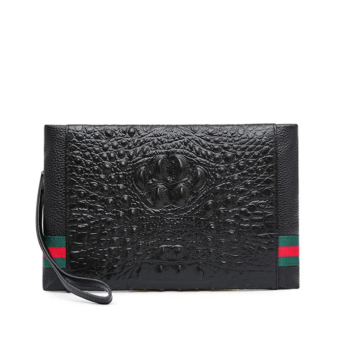 Многофункциональный винтажный кошелек мужская длинная сумка для телефона подвесная дорожная износостойкая Сумка-клатч из крокодиловой кожи мужчин