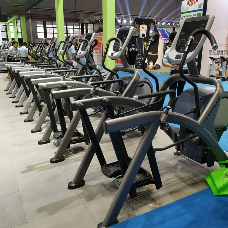 Gym Fitness Equipment Cardio Training Bodybuilding Workout Exercise Elliptical Machine Arc Cross Trainer With LED Screen