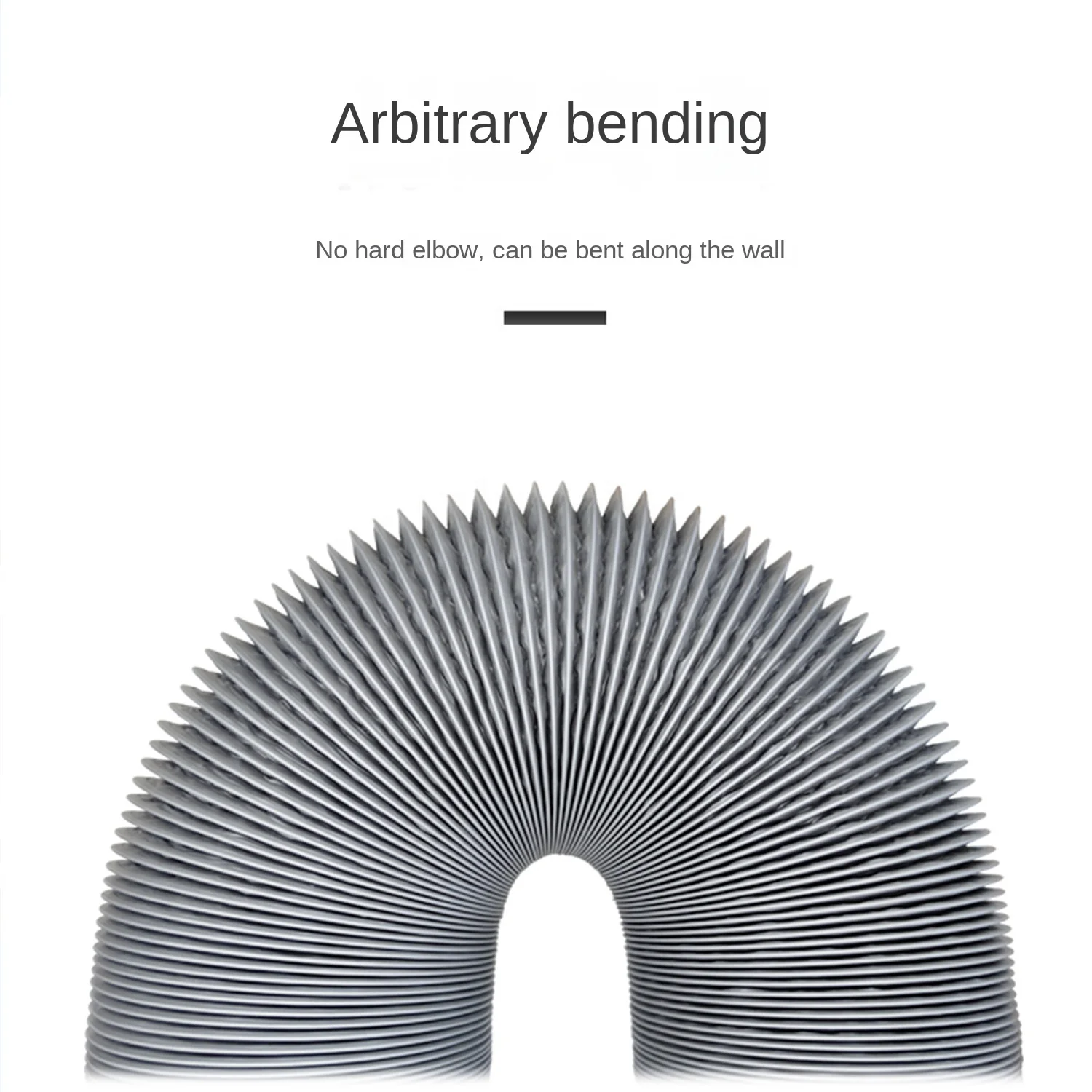 Fresh Air Kitchen Toilet Range Hood Composite Aluminum Foil Exhaust Pipe Pvc Cover Aluminum Foil Composite Duct