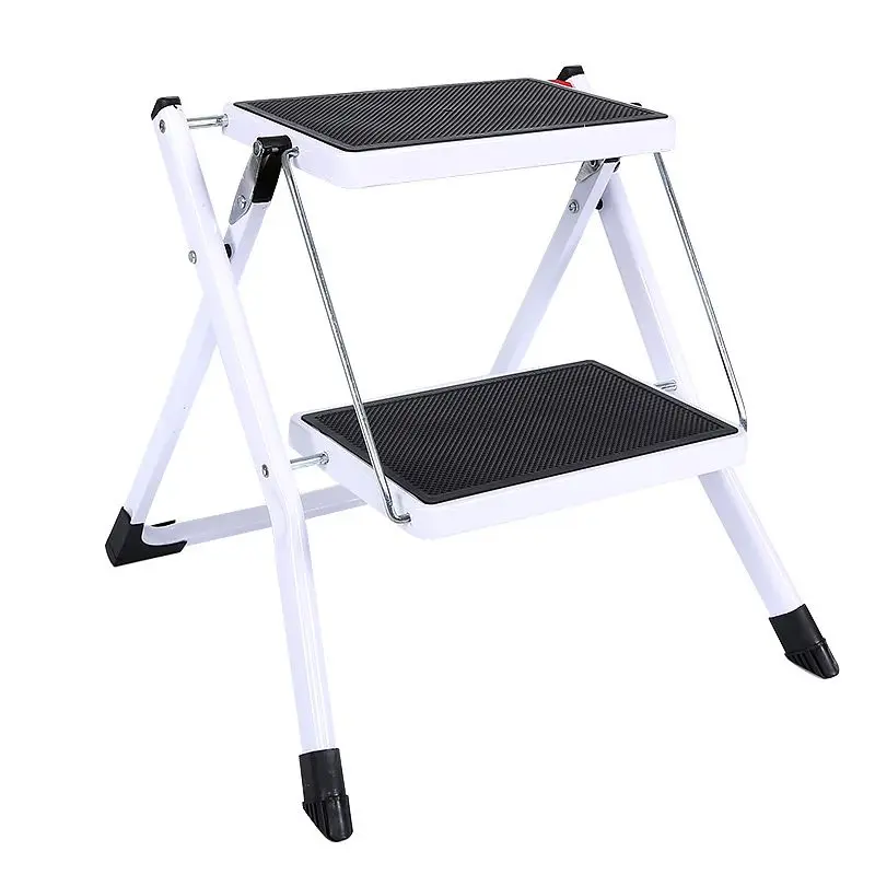 Two-step ladder folding step stool