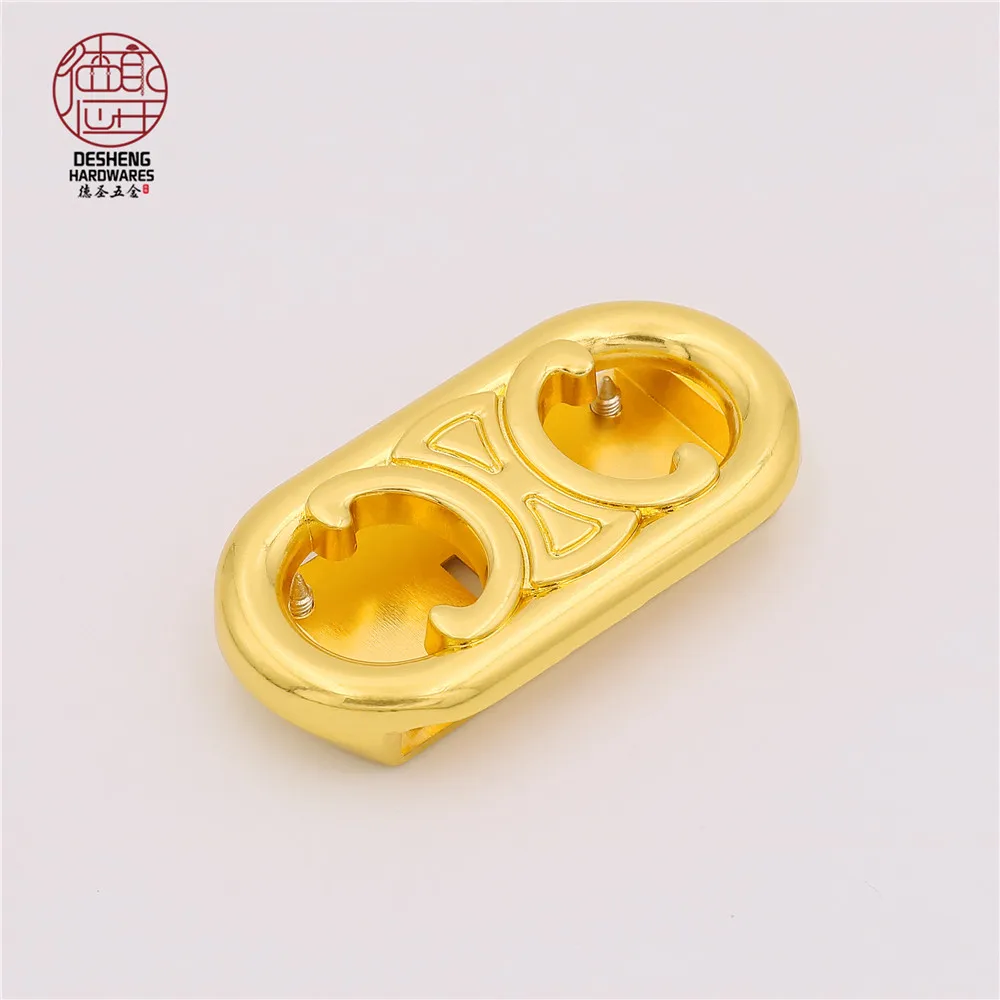 Purse Metal Clasp Buckle Fasteners Snap Clip Lock Decorative Buckle for Bags