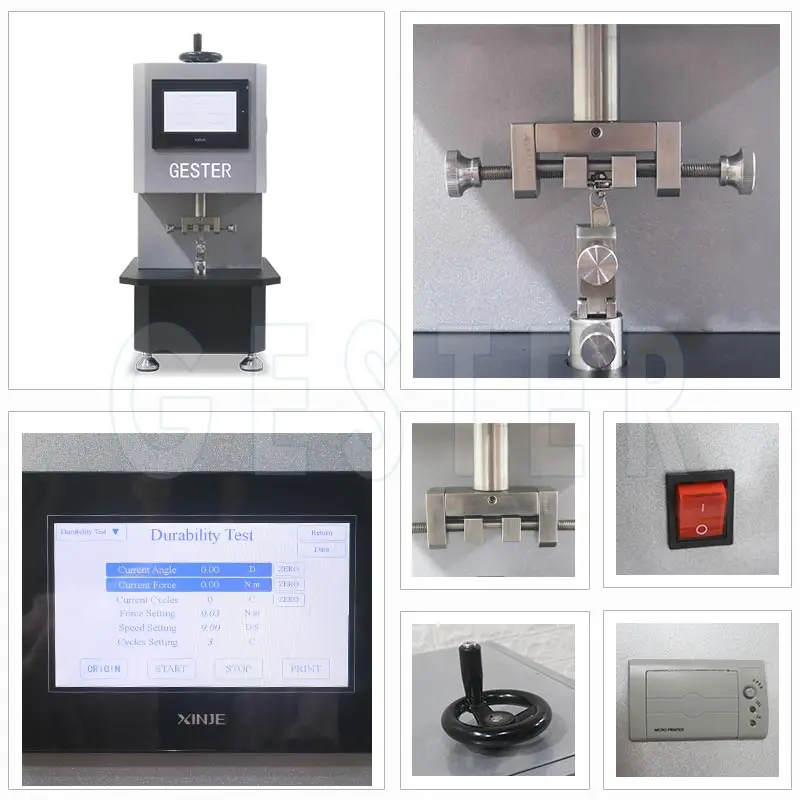 ASTM D2061 Fabric Zipper Rotation Testing Machine