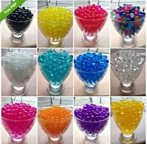CLEAR WATER AQUA CRYSTAL GEL BALL BEADS SUBMERSIBLE WEDDING VASE CENTERPIECE