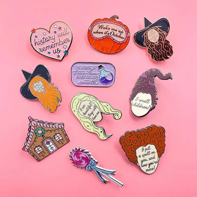 custom enamel pins Custom soft hard enamel No minimum order quantity and free design Chinese factor