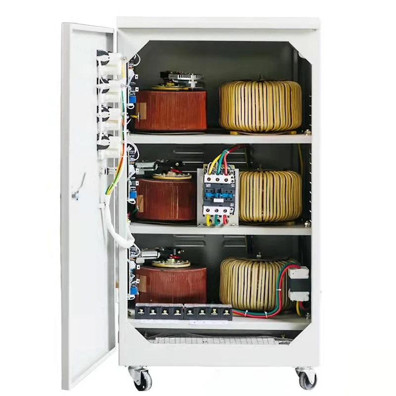 Three-phase SJW Svc 15kva 20kva 30kva 40kva three Phase Voltage Regulator Stabilizer For Elevator