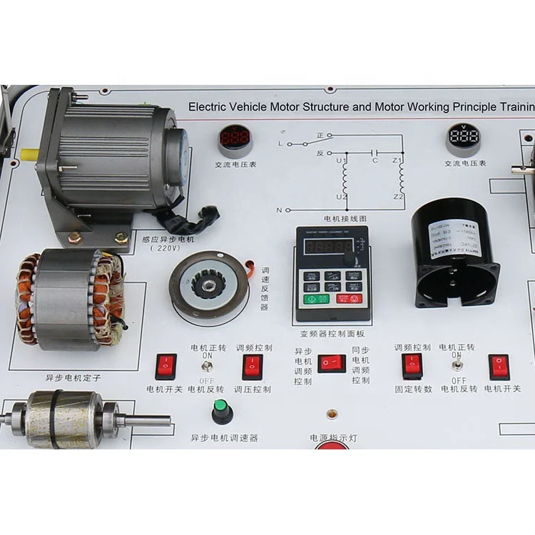 Электромобиль двигатель структура и принцип работы обучение коробка школьных учебного оборудования